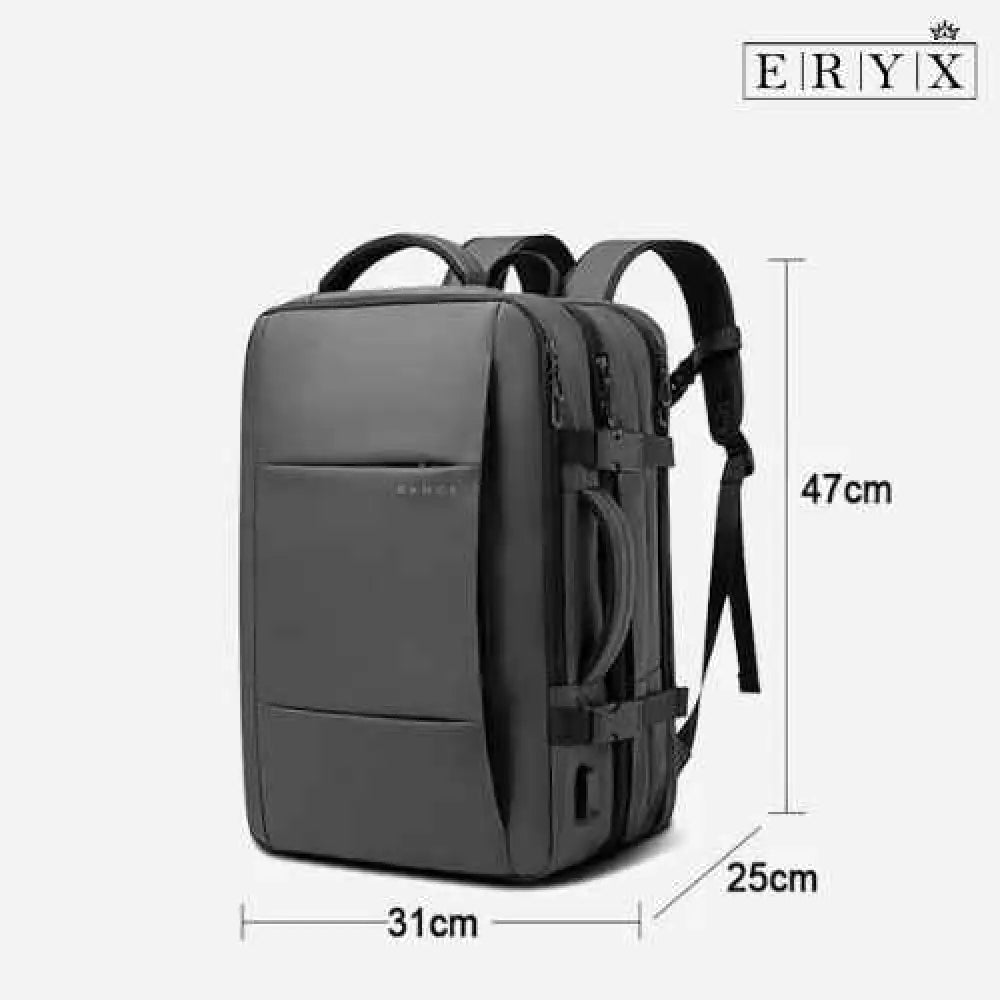 Mochila Grande 37L A Prova Dágua Para Trabalho Ou Viagem Com Recarga Usb Moc002